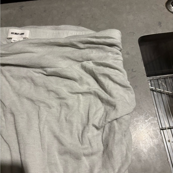 Helmut Lang Lush Jersey Slit Maxi Skirt size Large - Picture 7 of 8